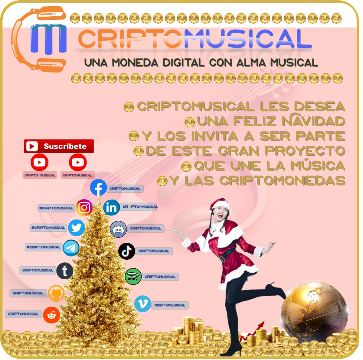 CriptoMusical's tweet image. #criptomusical
linktr.ee/criptomusical
en este enlace se encuentran todas nuestras redes sociales .gracias