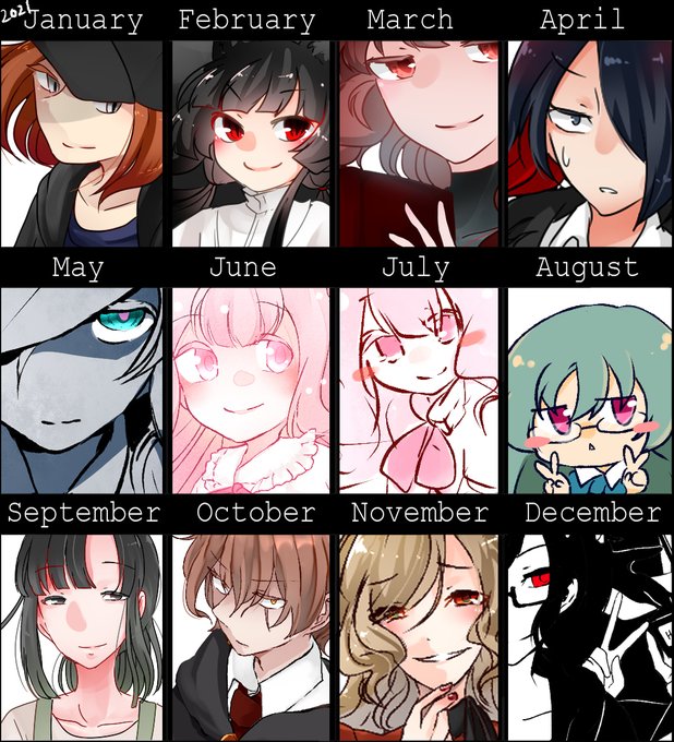 21年絵師進化録のtwitterイラスト検索結果 古い順