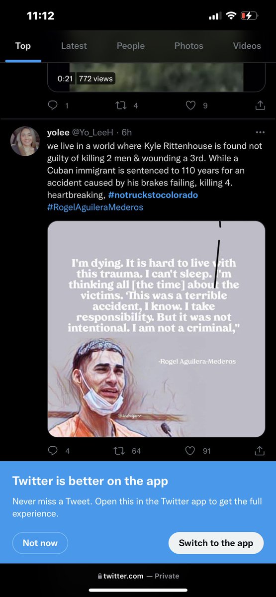 vip_autodetails's tweet photo. #NoTrucksToColorado where’s the justice!?!?!?
Criminals are literally walking the streets everyday and this man gets sentenced to 110 years!?!? Even killers get sentenced to less than that and this was an ACCIDENT https://t.co/amXeu8dyMZ