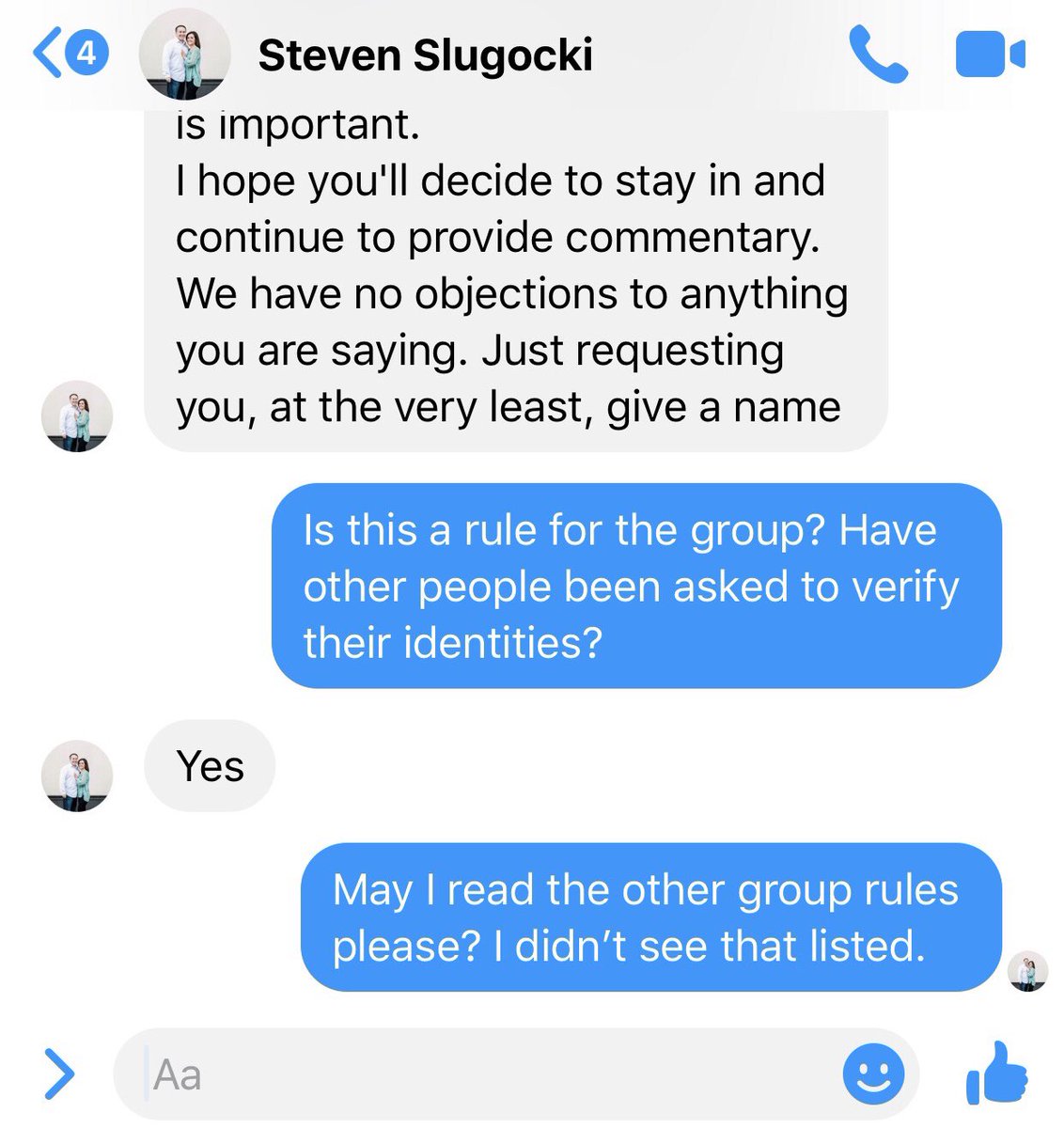 HydrogenEvolved's tweet photo. Absolutely.

People need to start speaking up, AND they need to refuse to be ignored.

These were sent to a woman who was one of several women pushing back on Roberta Neil Miller and Michelle Wood defending Bob McWhirter’s use of the n-word in the MCDP FB group. https://t.co/Fz62QoEEaO