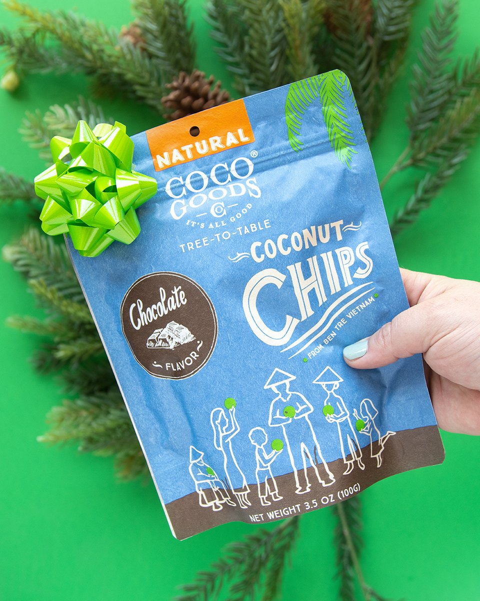 CocoGoodsCo's tweet photo. Here @CocoGoodsCo, 2.5% of all profits are reinvested back into our local farmers and communities.💚 Give the gift that keeps on giving this year with our Chocolate Natural Toasted Coconut Chips. 🥥
https://t.co/oECNixZIc3 https://t.co/LBZxC5cLpF