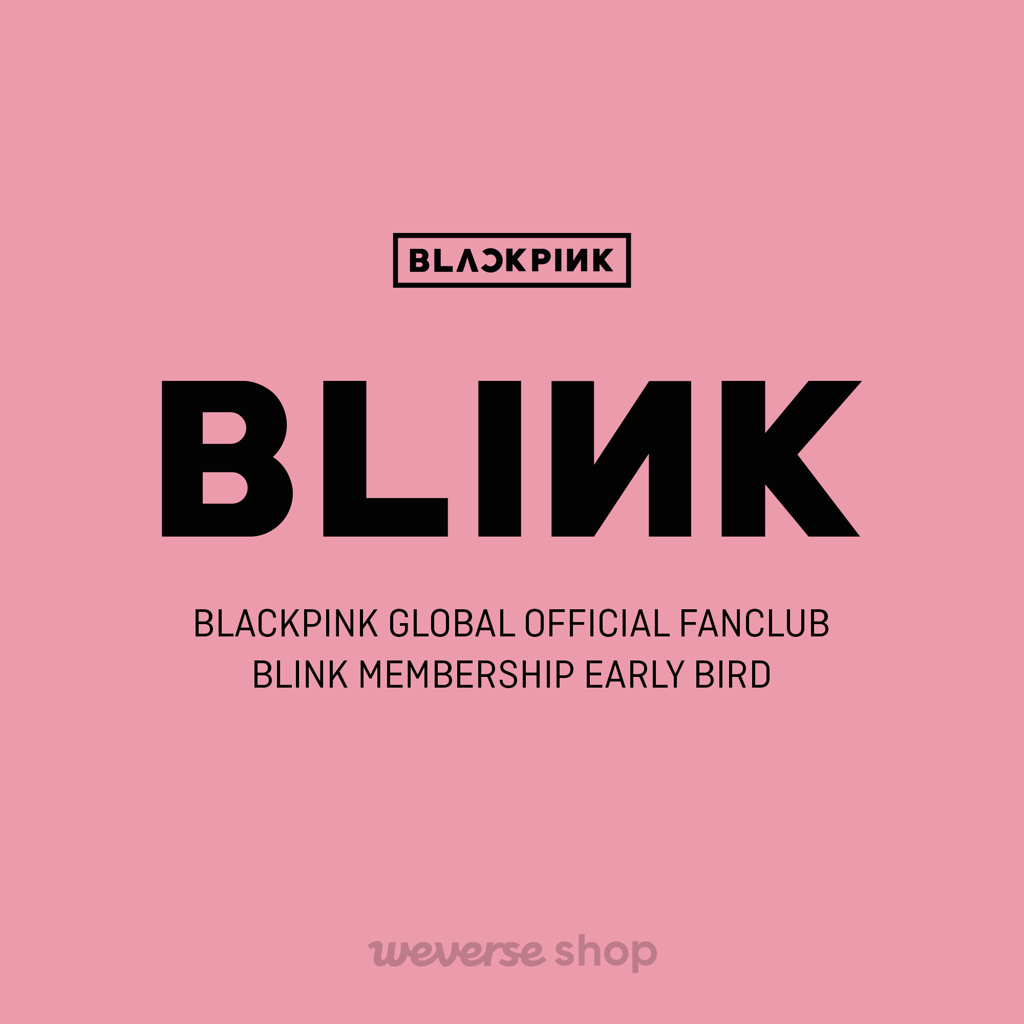 BLACKPINK 韓国 FC BLINK 1期入会 特典 ファンクラブ「BLINK JAPAN」オリジナル会員証＆入会特典が決定♪