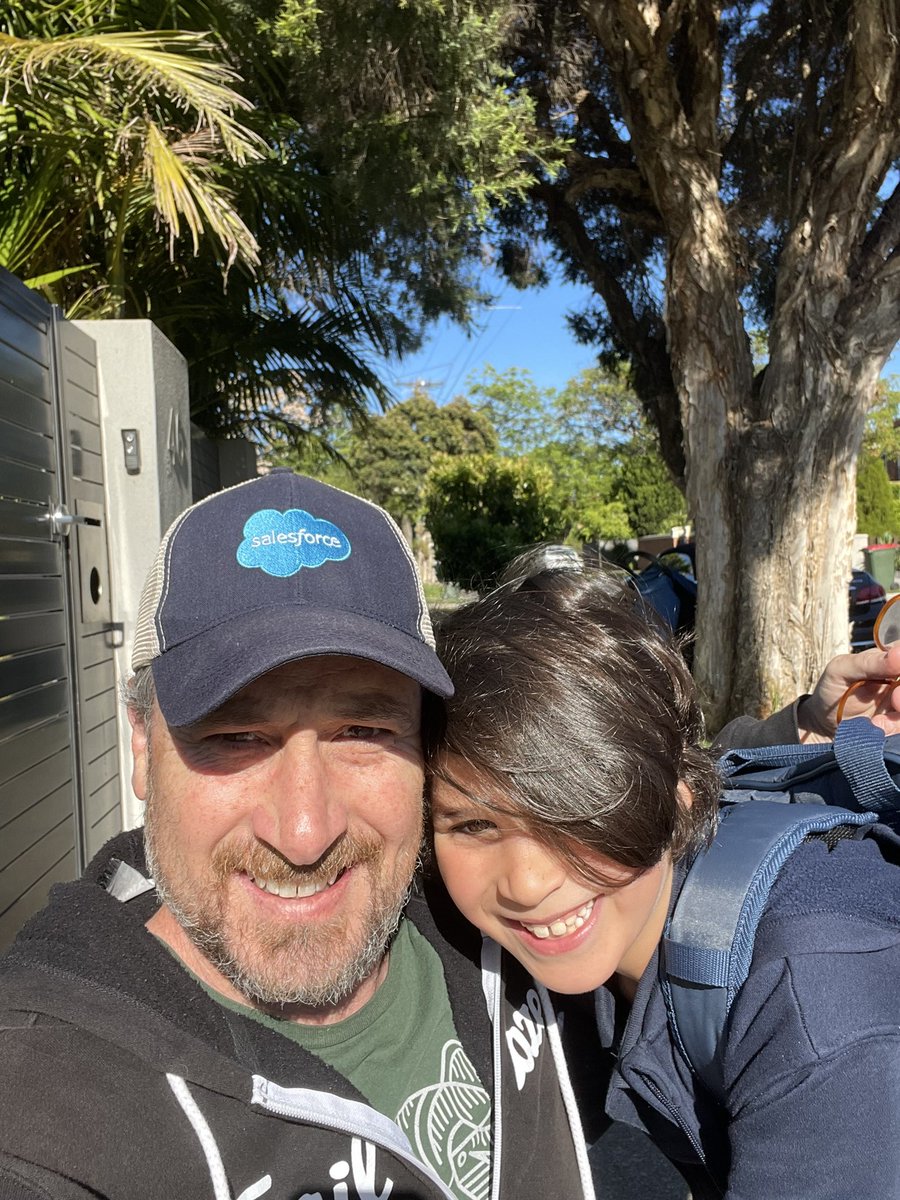 krubs's tweet image. Last day of school. #SalesforceFlex means I can be a part of kids milestones and still help customers get the most out of the platform.