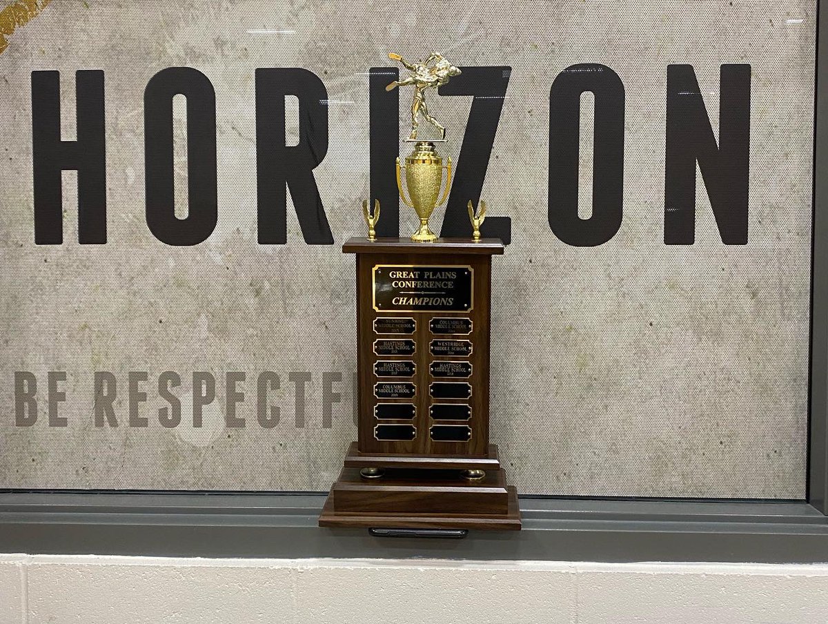 For the first time in well over 15 years the Horizon Wrestling team finished as Conference CHAMPIONS!  We finished with 4 individual Champions, 4 Runner-ups, 5 third place medals and 2 fourth place medals! #JagPride