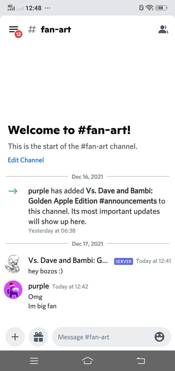 Purple tweet media