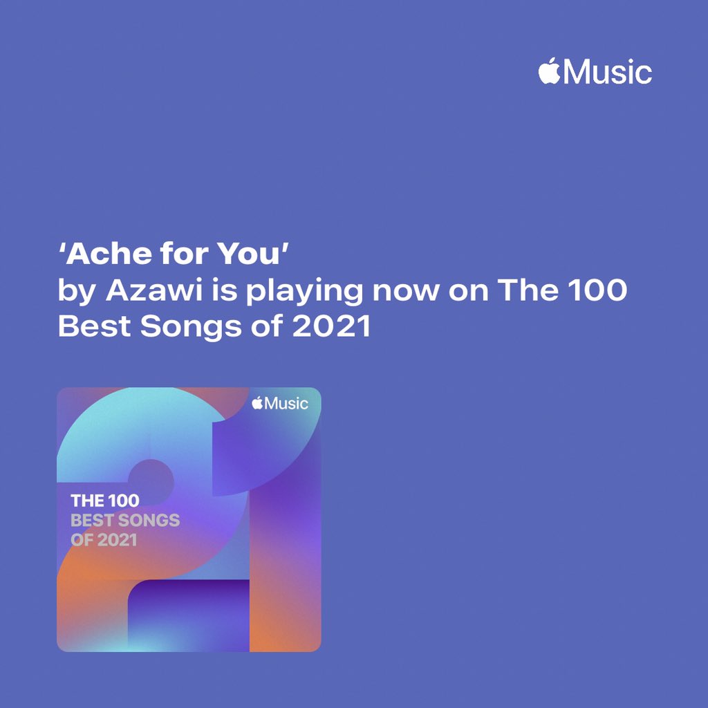 Swangz_Avenue's tweet photo. @AzawiOfficial continues to enjoy the @AppleMusic charts. 2021 is indeed her year 🙌 https://t.co/gKVB5Rimeg https://t.co/ybh9rlN02m