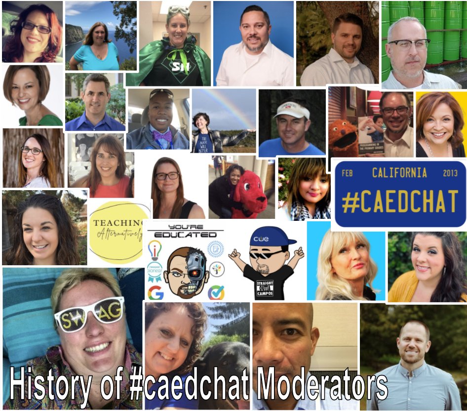#caedchat Fact: There have been about 350 chats since 2013.