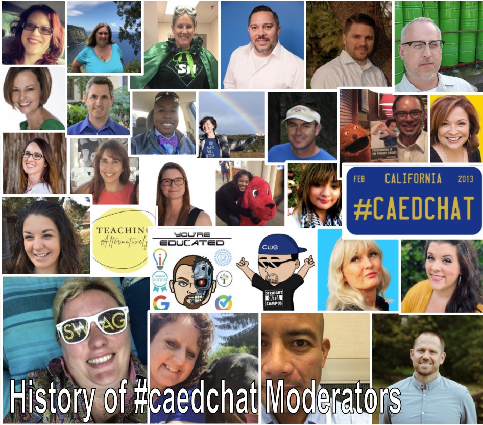 #caedchat Fact: There have been almost 30 different moderators over the past 8 years.