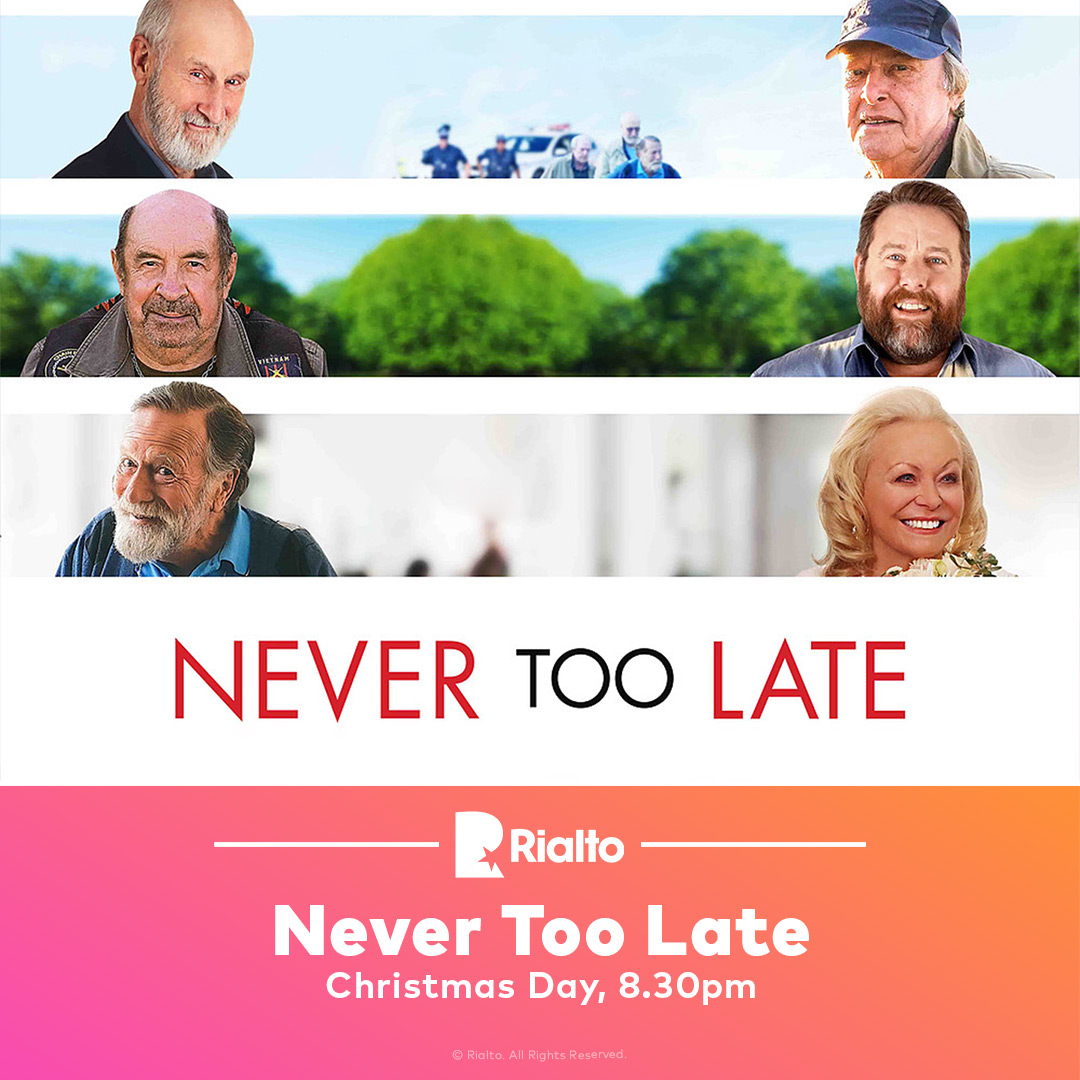 A group of seniors plan to break out of their retirement home in this feel-good Aussie comedy 👴

#NeverTooLate premieres 8.30pm Christmas Day on <a href="/RialtoChannel/">Rialto Channel</a>.