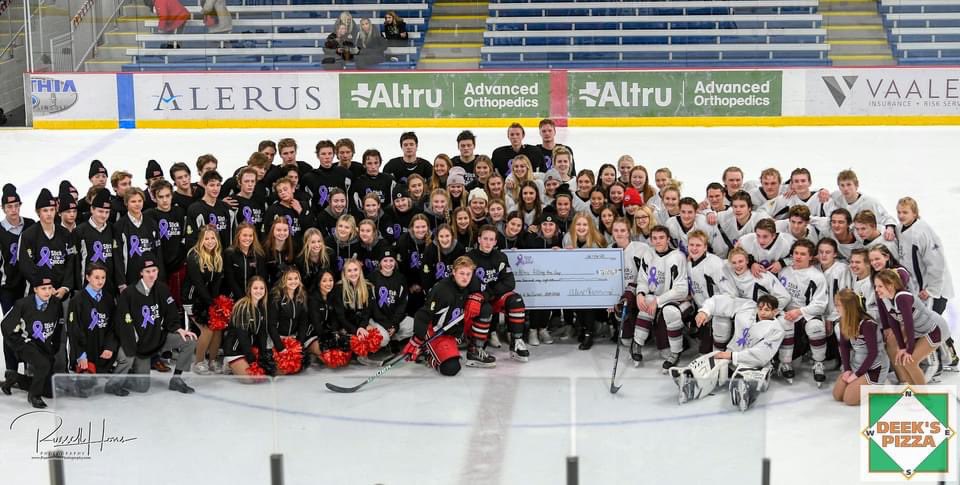 We are honored to announce that the 5th Annual Stick it to Cancer game raised $21,068 dollars! We want to thank all fans, players, coaches, volunteers, and everyone that made this event happen! Together we successfully stuck it to cancer!
