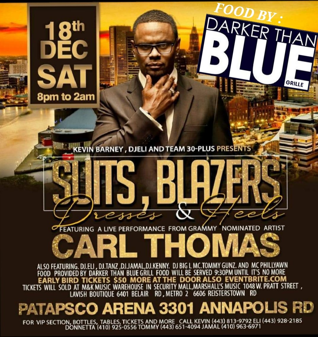 Carl Thomas Now (@carlthomaslive) on Twitter photo Baltimore MD what is really going on? Join me this Sat Dec 18th for Suit's Blazers Dresses and heels.. <a href="/revolttv/">REVOLT</a> <a href="/essencefest/">ESSENCE Festival</a> <a href="/LiveNation/">Live Nation</a> <a href="/Ciroc/">CÎROC Official</a> <a href="/BET/">BET</a> <a href="/pandoramusic/">Pandora</a> Baltimore MD what is really going on? Join me this Sat Dec 18th for Suit's Blazers Dresses and heels.. <a href="/revolttv/">REVOLT</a> <a href="/essencefest/">ESSENCE Festival</a> <a href="/LiveNation/">Live Nation</a> <a href="/Ciroc/">CÎROC Official</a> <a href="/BET/">BET</a> <a href="/pandoramusic/">Pandora</a>