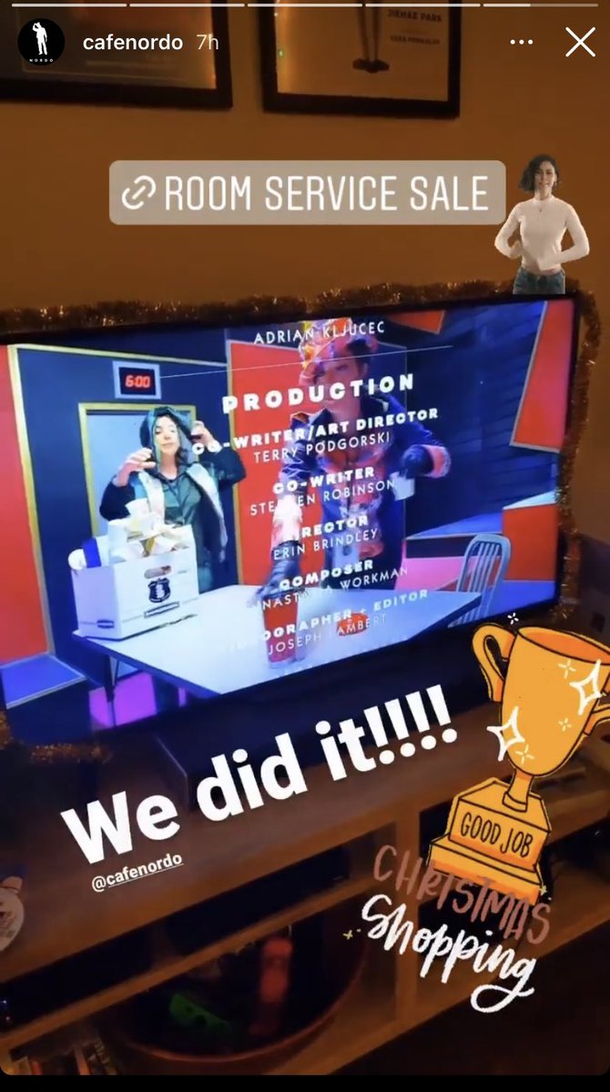 Admit it. You haven’t finished your holiday shopping. Here’s a great gift idea — a  @nordoroomservice box from my friends at @cafenordo . I co-wrote “The Interrogation of Alice,” which ships NATIONALLY. Follow the white rabbit to cafenordo.com/local-vs-natio…