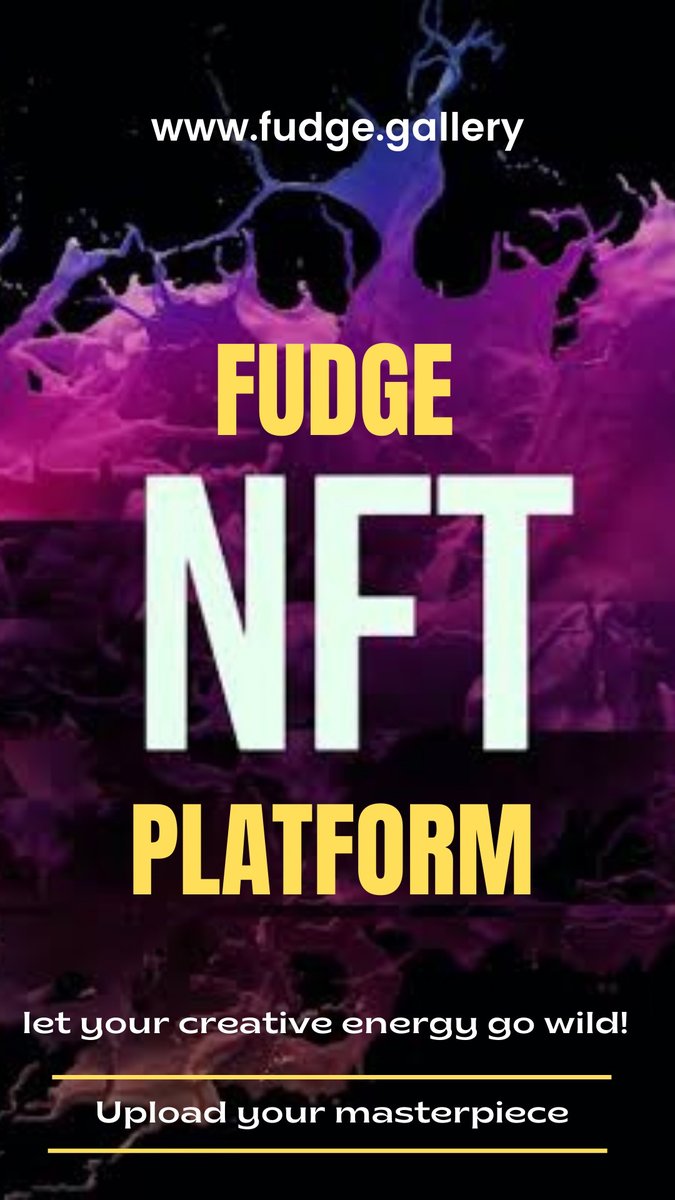 fudge_token's tweet photo. Be apart of the Fudge family today and create your very own NFT artwork. #NFTCommunity #nftart #NFT https://t.co/R1TllF3BNA