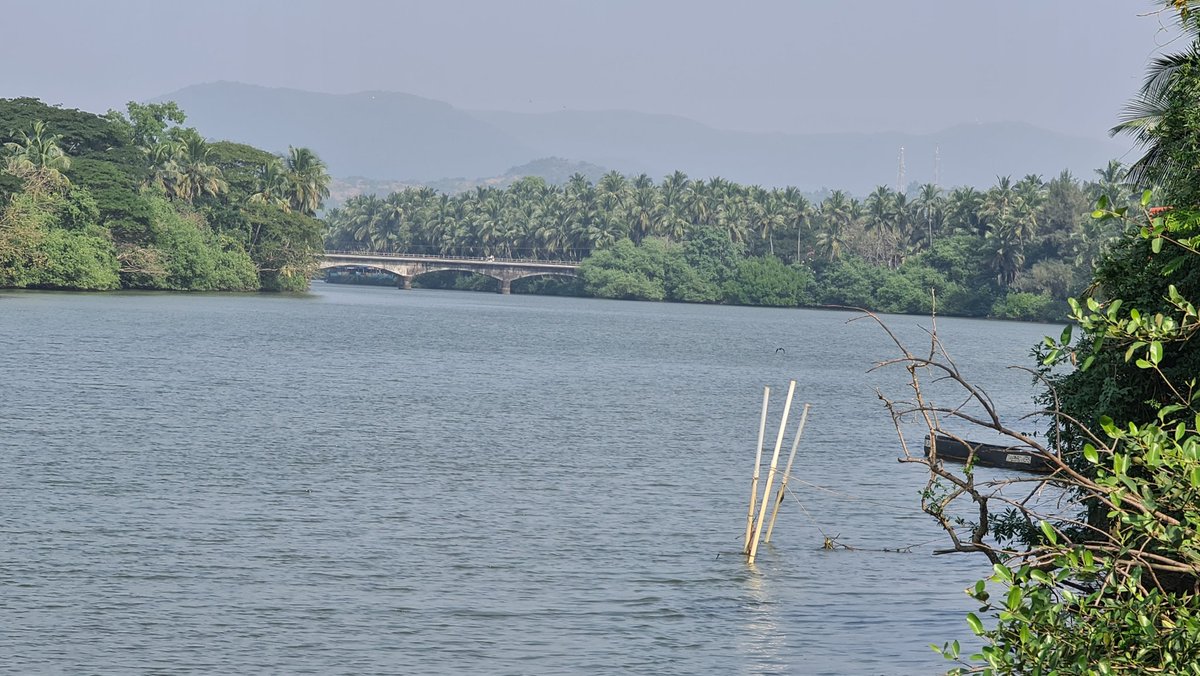 goanarmie's tweet photo. Assolna Bridge as seen from #islaMargarita in #Assolna #goa #india https://t.co/EaYJ1YNAkW