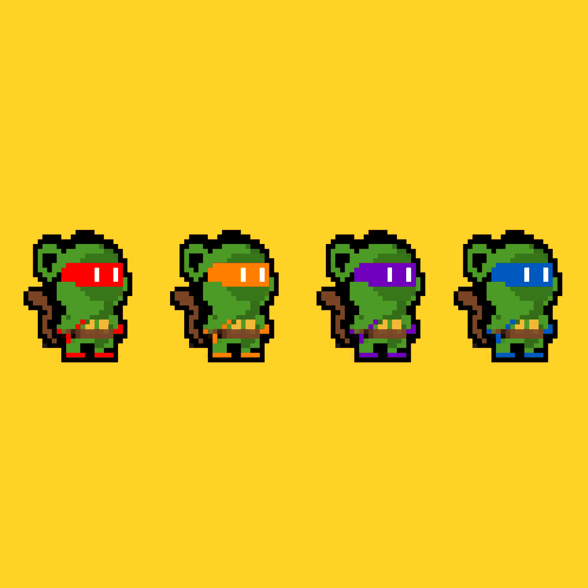 XMONKEEMONKEE's tweet photo. TEENAGE MUTANT NINJA MONKEE 🐒 https://t.co/bN9ezNEEfM