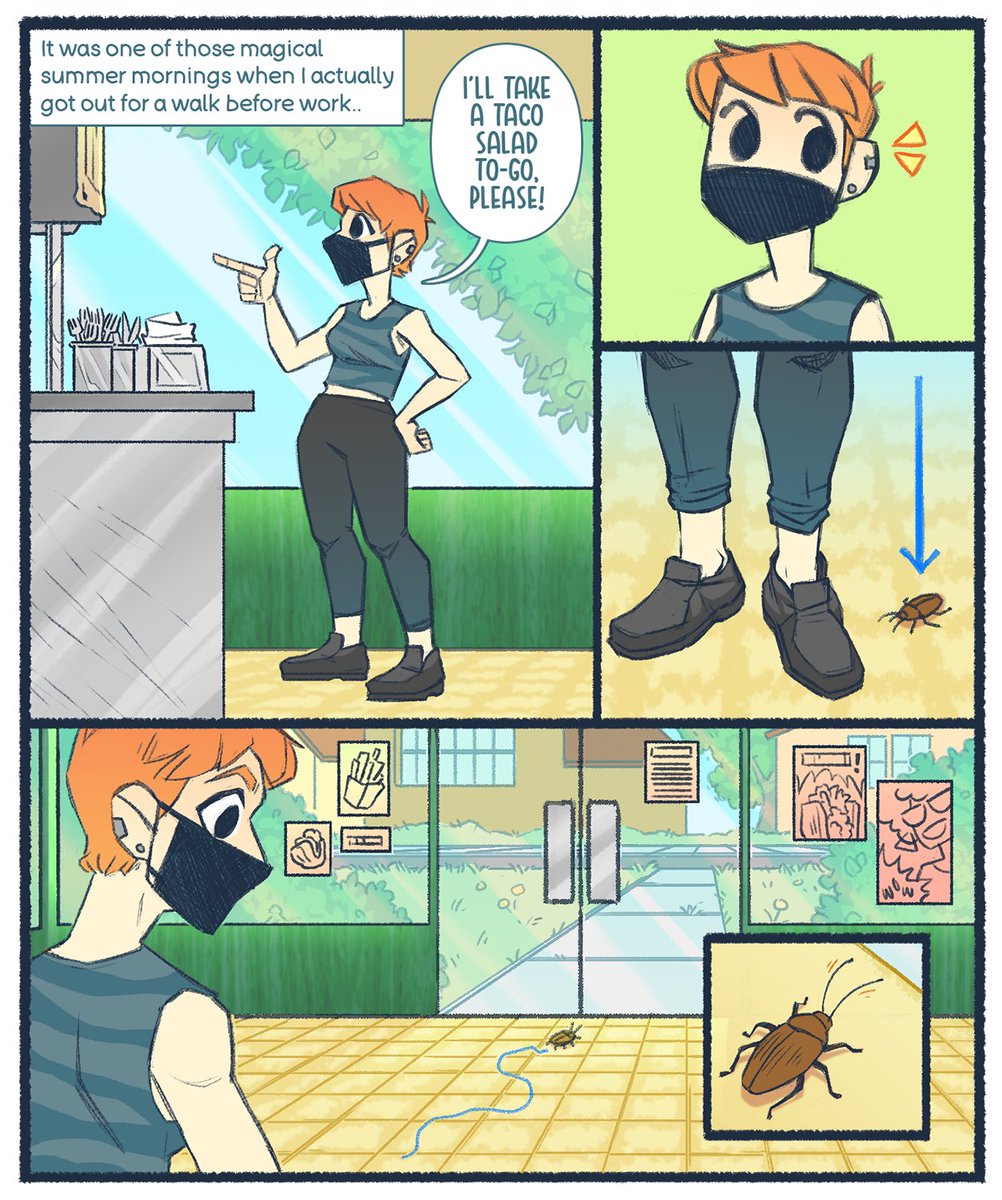 「True Story of the Polite Bug Encounter #comic #comics #artis」Sabrebash ...