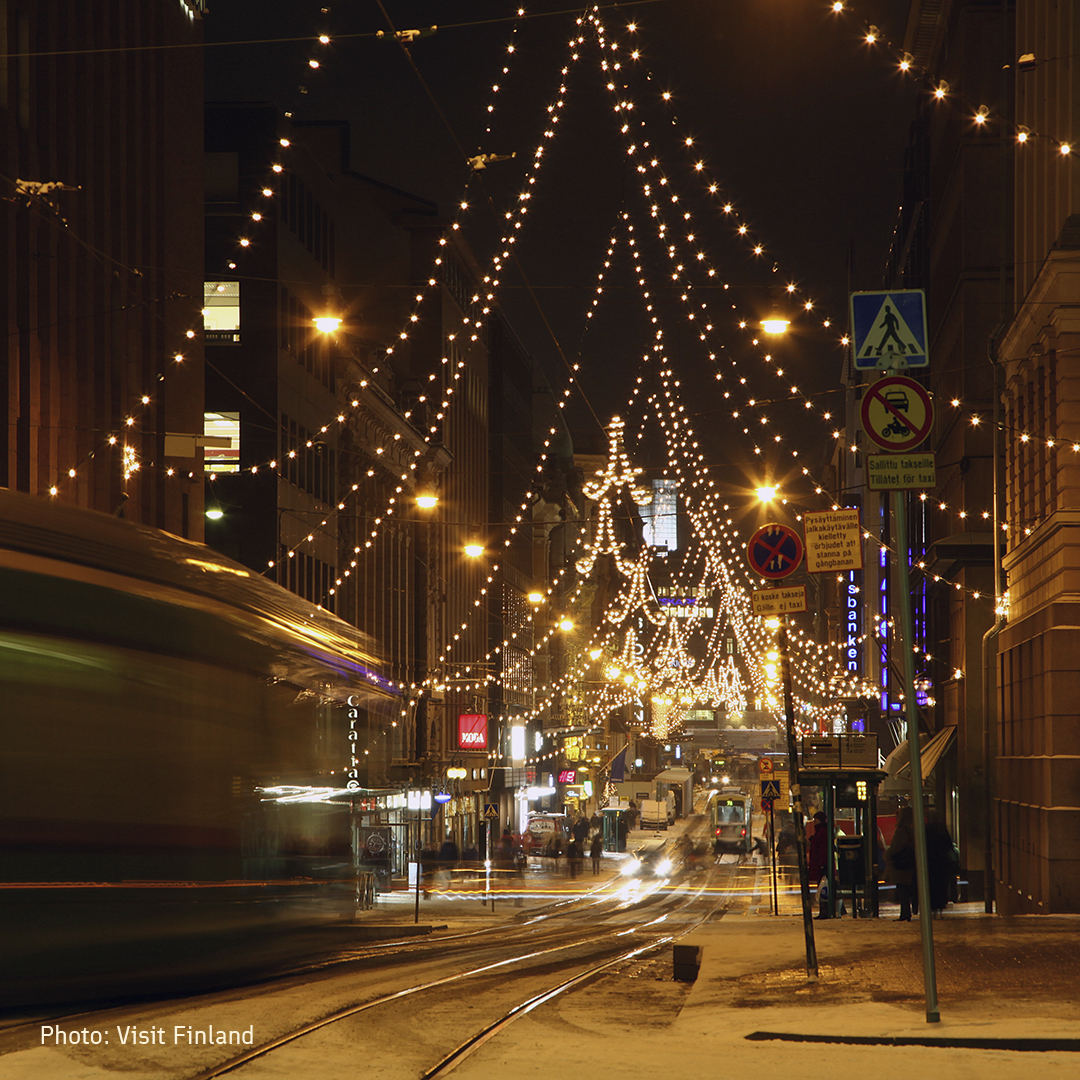 thisisFINLAND's tweet photo. The darkest months of the #Finnish winter are here... so, let there be light! 🌟 For many city-dwellers, #Christmas seasons doesn't start until the thousands of glimmering lights are lit, illuminating streets and market squares. Pictured here are #Helsinki and #Porvoo. ✨ https://t.co/L6vuaGdl6y