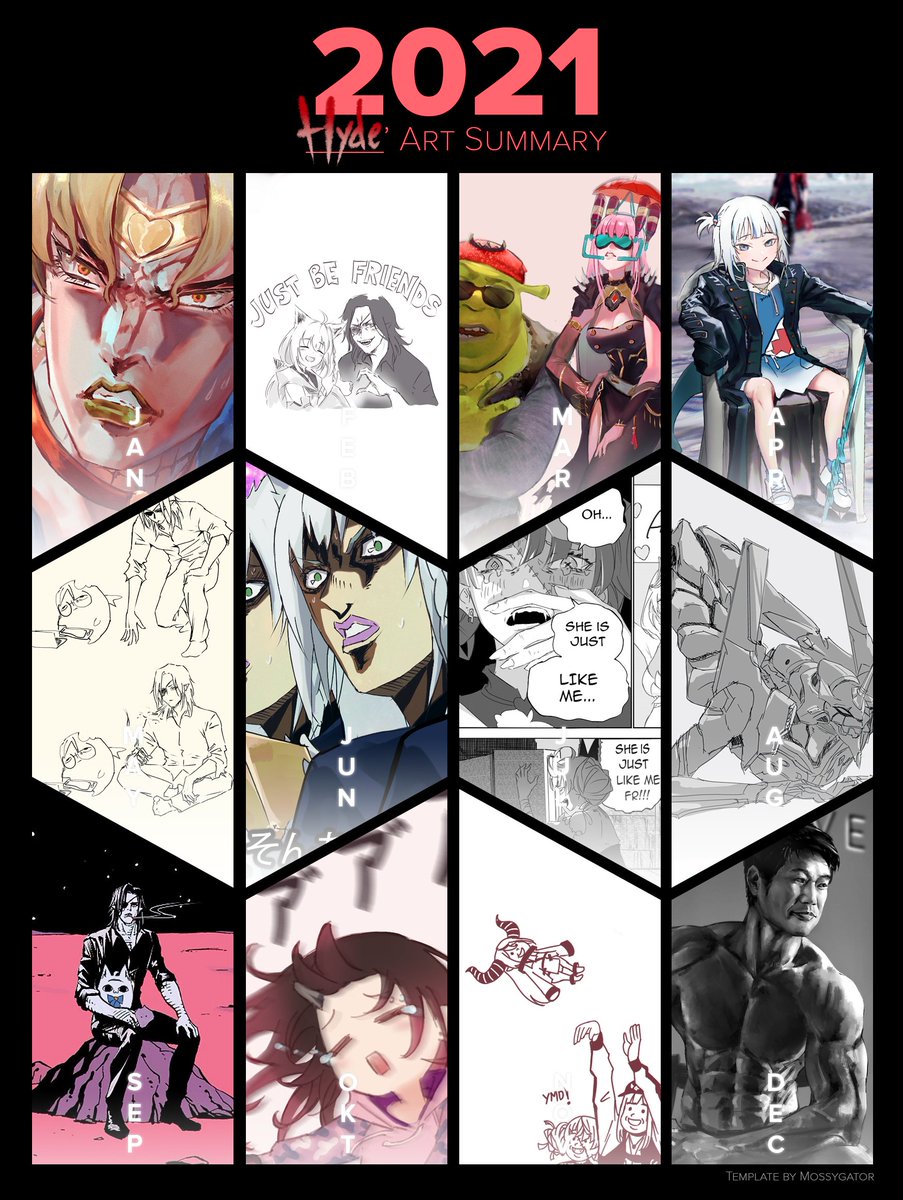 The blue pill? or the red pill?
#Artsummary2021 #2021年の絵を振り返る 