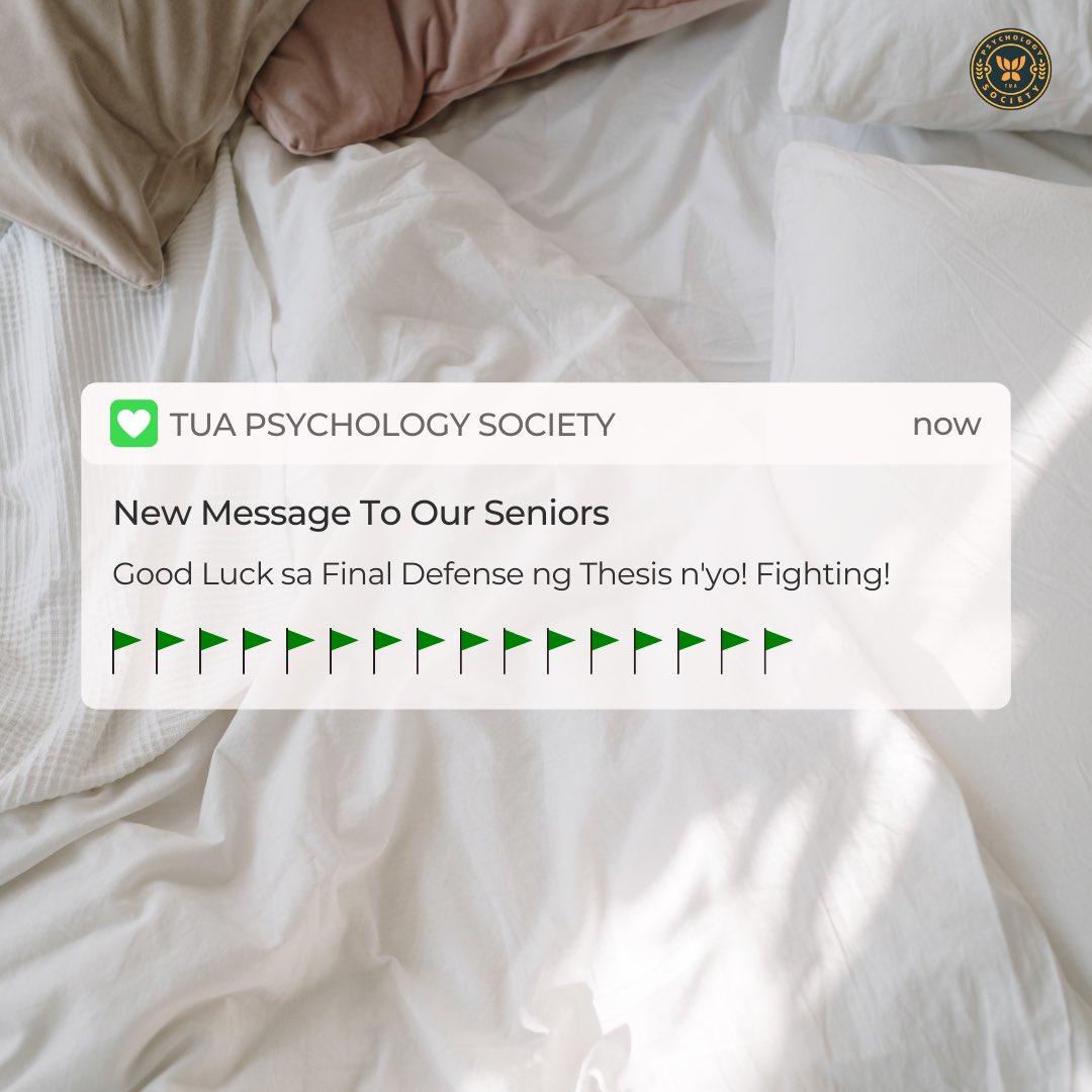 TUA Psychology Society 2021 tweet media