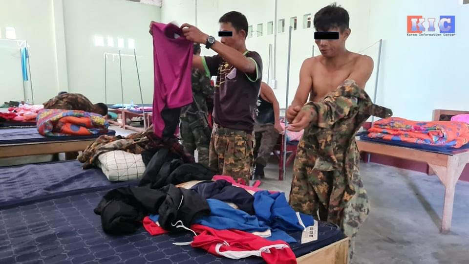 NimrodAndrew's tweet photo. We threat the #POW prisoners of war with due diligence. That is the #KNU. https://t.co/7tngnr7iPK