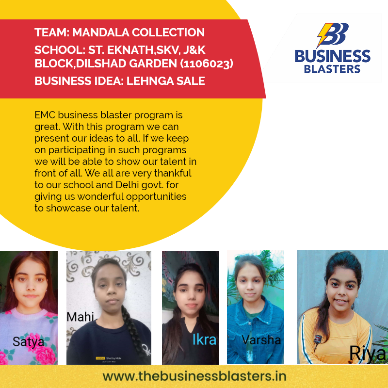 EMCCLASS's tweet photo. Team #MandalaCollection express their views on how #BusinessBlaster has provided them a platform to showcase their talent.
Want to mentor a student team on how to build a successful start-up? Register as a #BusinessCoach : https://t.co/trL8shSDAf https://t.co/HyZkx0jBHq