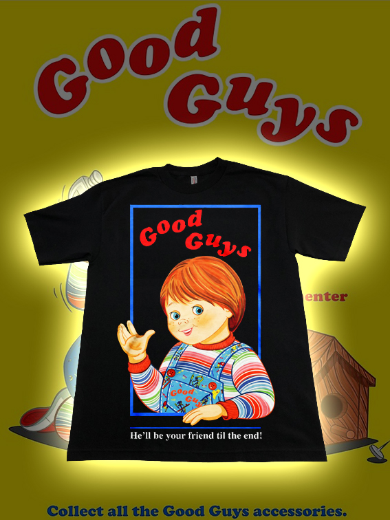 【即納商品】★在庫あり 15時までのご注文は即日発送します。

チャイルドプレイのGood GuysTシャツを着て新鮮な気分でお出かけしませんか？

【24時間限定】10％オフ
（今だけ 4,320が👉 3,890円）

冬でもTシャツを上手に活用するある方法とは？
今すぐチェック！
 ==> bit.ly/30Ct8qw