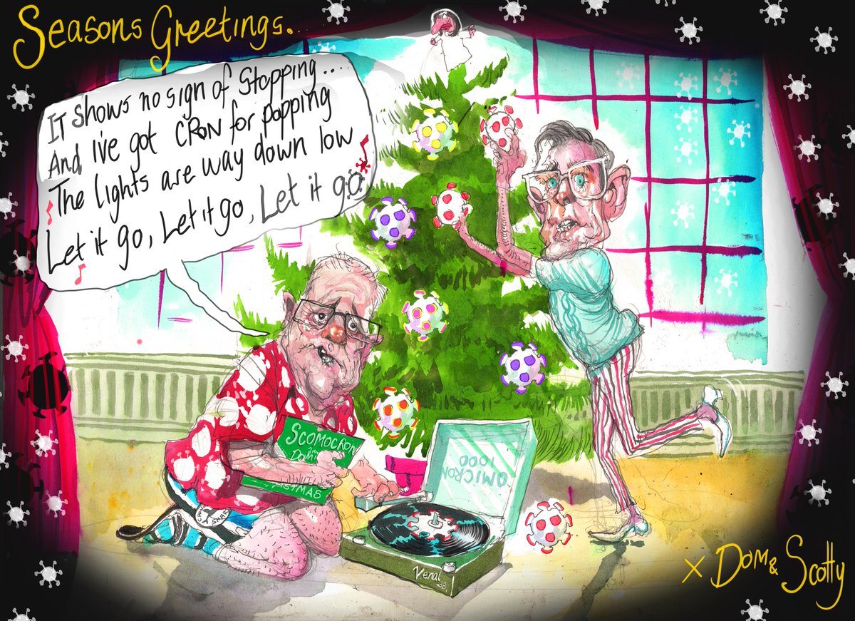 Christmas tree decorating time at the sQomo Canberra Lair