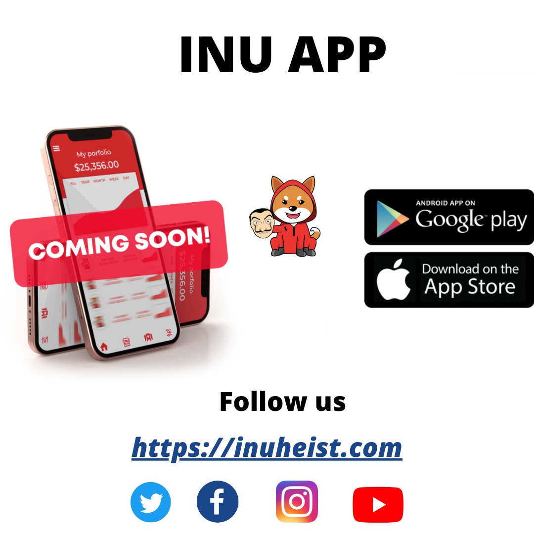 Inuheist2021's tweet photo. How are you today! 
Let's talk to INU APP that is coming soon.
With the above- mentioned features, we want to make it as available as possible for any and all users. 
👉Check out our website at : https://t.co/489IFmmNhd
👉Whitepaper : https://t.co/vj14vCMMJN
Buy $HEIST
#HEIST https://t.co/qO62NIJdLw
