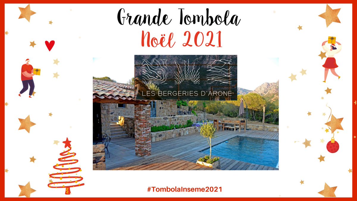 assoINSEME's tweet photo. 🎁 #TombolaInseme2021🎄
Ressourcez-vous dans un écrin de nature le temps d'une nuit pour 2 offerte par #lesbergeriesd'#Arone! 
Merci pour ce lot 💞!
🤞Pour le gagner, un ticket à 3€ suffit! Rdv sur #CorseBillet:
https://t.co/h0P2Q35qJB https://t.co/fVPMu9IOFf