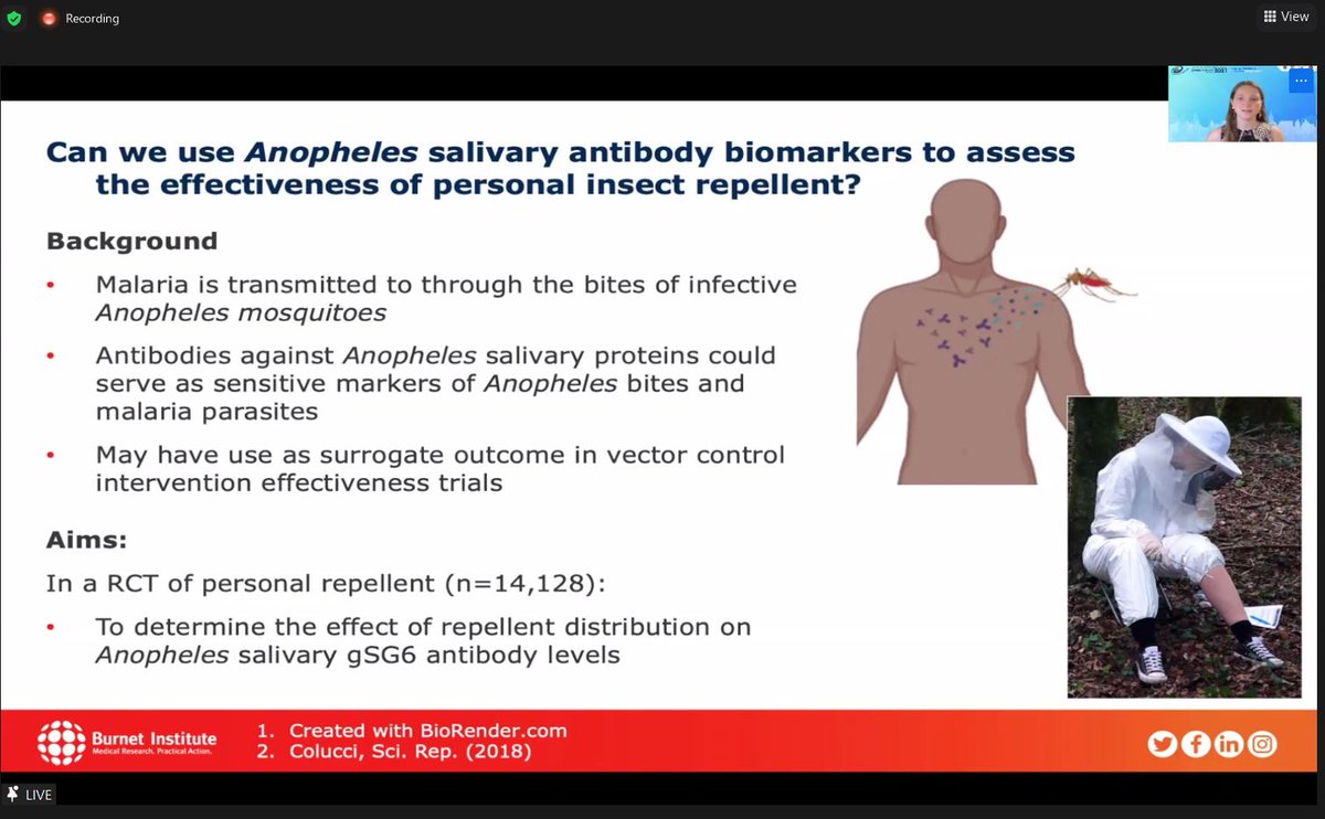 Dr Ellen Kearney (@ea_kearney) on Twitter photo Thanks to <a href="/JITMM/">JITMM</a> for the opportunity to present on using Anopheles salivary antigens as an outcome measure in a trial of personal repellent, alongside some wonderful women in Malaria including <a href="/MerrynRoe/">Merryn Roe</a> <a href="/womeninmalaria/">Women In Malaria</a> <a href="/BurnetMalaria/">BurnetMalaria</a> Thanks to <a href="/JITMM/">JITMM</a> for the opportunity to present on using Anopheles salivary antigens as an outcome measure in a trial of personal repellent, alongside some wonderful women in Malaria including <a href="/MerrynRoe/">Merryn Roe</a> <a href="/womeninmalaria/">Women In Malaria</a> <a href="/BurnetMalaria/">BurnetMalaria</a>