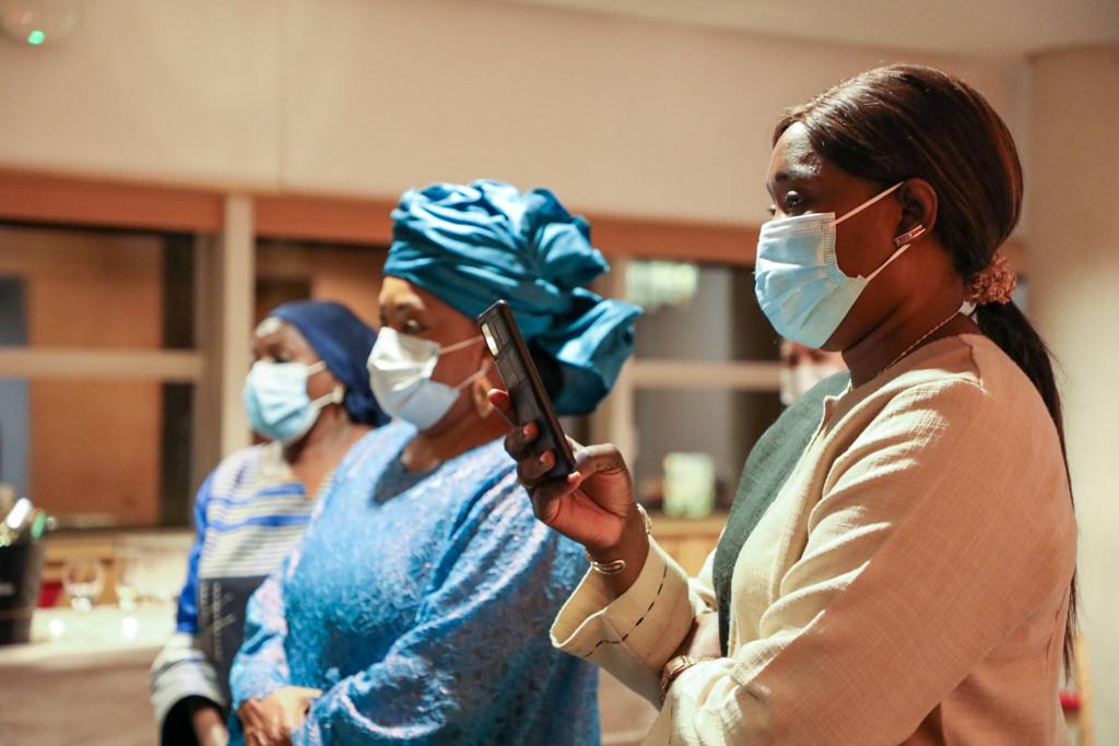 OulimataSarr's tweet image. Elles sont toutes des Ministres engagées pour l'autonomisation des femmes. Ensemble, nous élaborerons un plan d'accélération en partenariat avec  @1ElisaMoreno