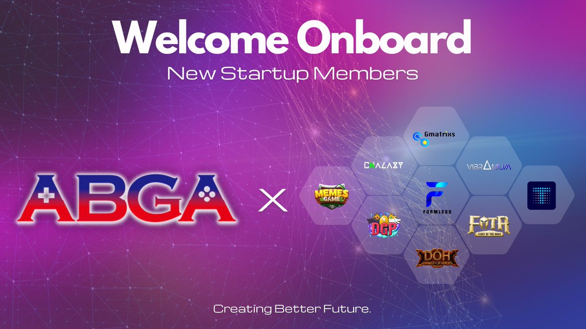 🔥FOTA team is so proud to be part of #ABGA 🌈🚀
🌟<a href="/ABGAasia/">ABGA</a> IS A NON-profit, blockchain alliance, co-sponsored by leading institution in the game industry founded  by Huobi Ventures, Kucoin, Polygon, Enjinstarter,..🚀🚀🚀🚀🚀
🌟🌟Let’s LOOK FORWARD🌟🌟🚀
#FOTA #GameFi #Metaverse