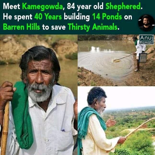 It takes empathy &amp; compassion for taking up a social cause. Neither education nor availability of resources plays any role there.

Doesn’t he deserve a #bharatratna ?

#realheroes #AnimalWelfare #AnimalLivesMatter