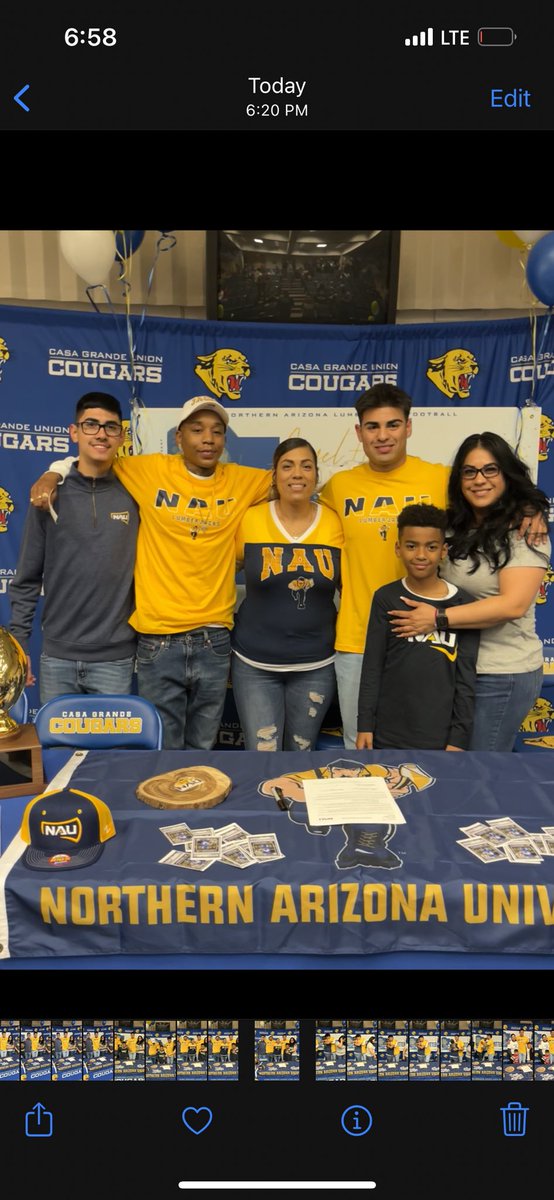 PerlaGa48364717's tweet photo. @NAU_Football @cazares_lluvia @angelf17_ #Family https://t.co/yHJBIr3TFn