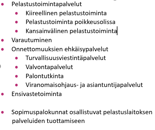 KultanenVesa's tweet photo. Ihmeteltiin tässä HS:n vaalikonetta. Taisi olla ihan yksi kysymys pelastustoimesta. Ollaanko kuitenkin alana  liian vähän pidetty ääntä. Olemme kuitenkin kokoamme suurempi toimija ihmisten turvallisuuden ja hyvinvoinnin palveluiden tuottajana. Listauksessa muutamia palveluitamme. https://t.co/D2wcFOkHS3
