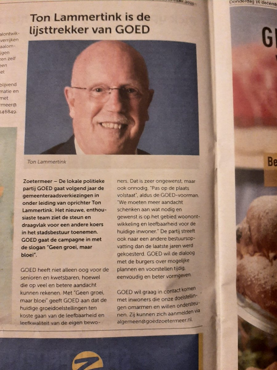 EleanorZmeer's tweet image. De lokale partij @GoedZoetermeer maakt tijdens de verkiezingen volgend jaar een goede kans op succes. @tonlammertink  is groot voorstander om eerst aan de leefbaarheid en leefkwaliteit van bestaande bewoners te denken. Daar kunnen een aantal partijen nog wat van leren.
