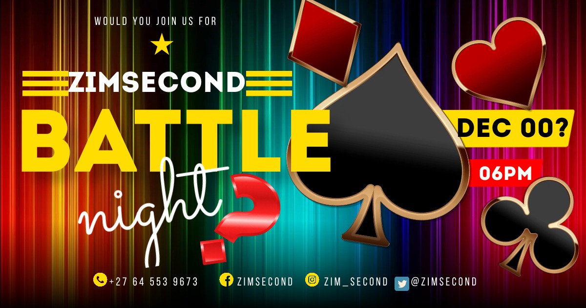 zimsecond's tweet photo. Let's say we host a #Zimsecond battle night would you join us? https://t.co/KGvQN4WslO