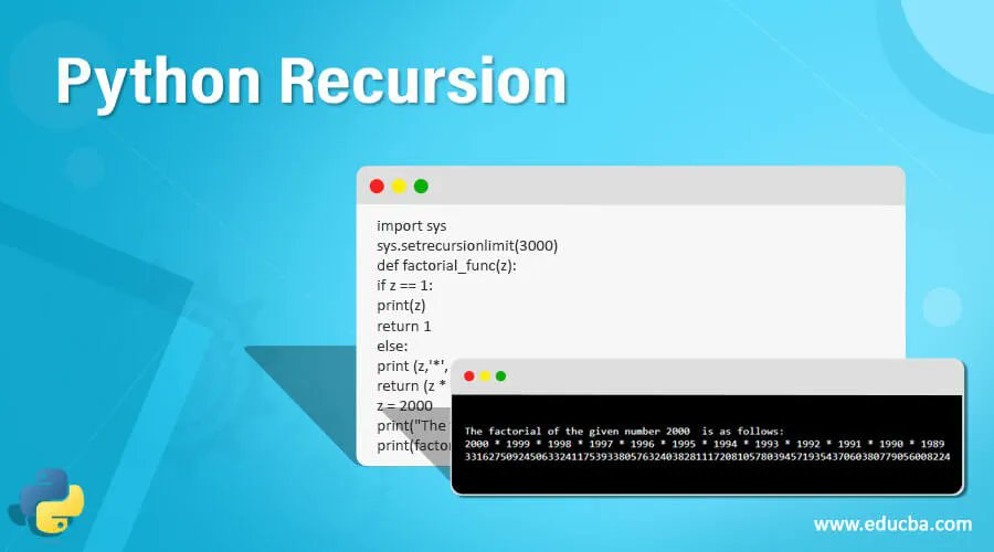 corporatebridge's tweet image. Python Recursion | How Recursive Function of Python works?
buff.ly/3s8usMW

#PythonRecursion