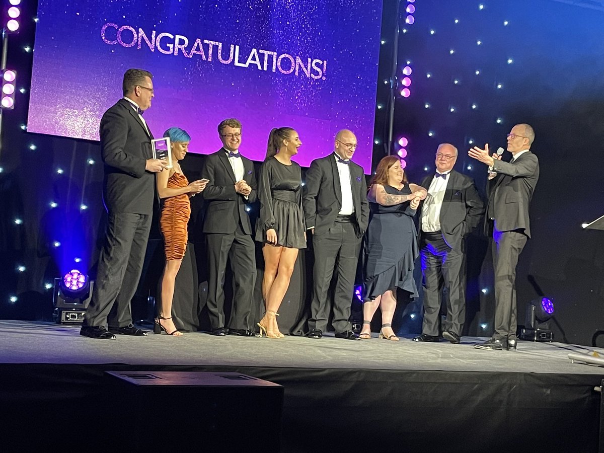 A massive congratulations to <a href="/eComOneHQ/">eComOne</a> for winning Business of the Year at the Innovation Awards tonight. Thoroughly deserved to a great team ! Proud to be with them tonight. X