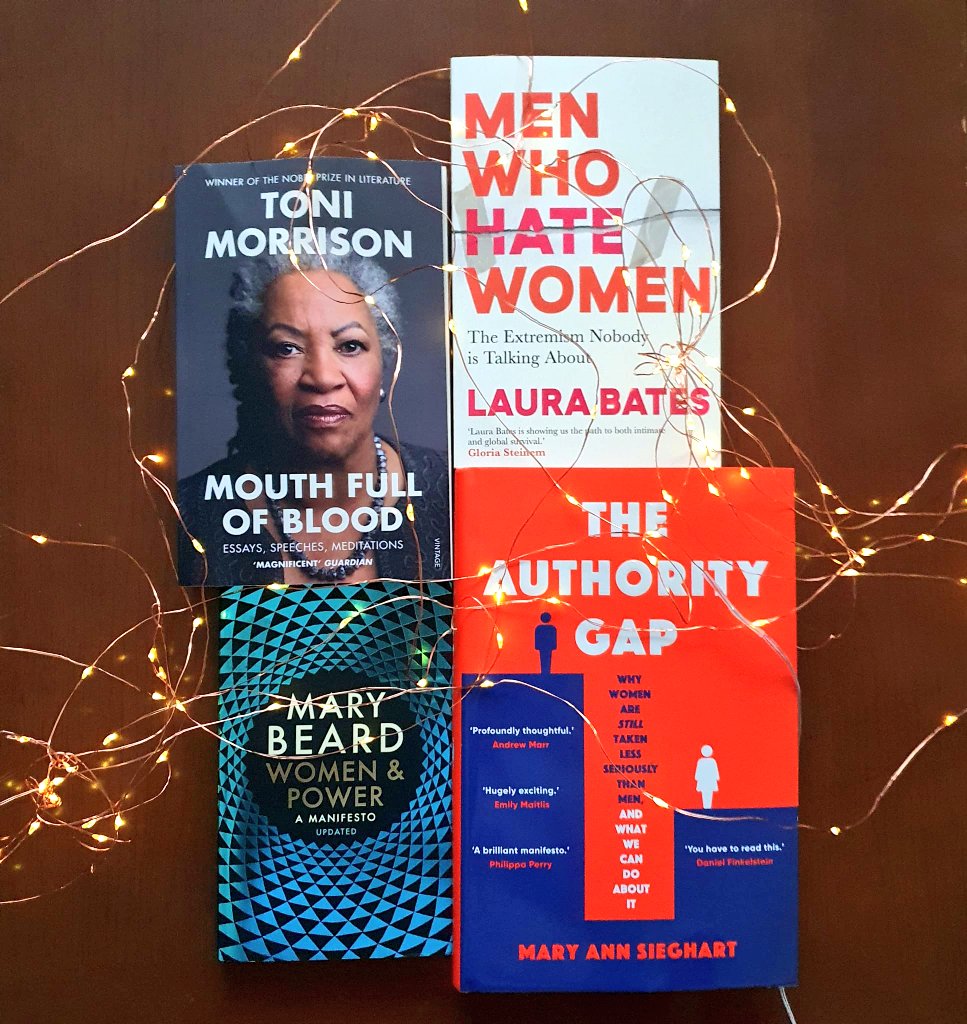 MakeHerstory1's tweet image. CONGRATULATIONS Lynne @StellaPrc on winning these brilliant books by @wmarybeard @EverydaySexism #ToniMorrison &amp;amp; @MASieghart ⚡  Please DM us a postal address so we can send them out to you pronto🤗 Happy sharing! Thank you @NewhamBookshop for sourcing. #16days #WomenWontWheesht
