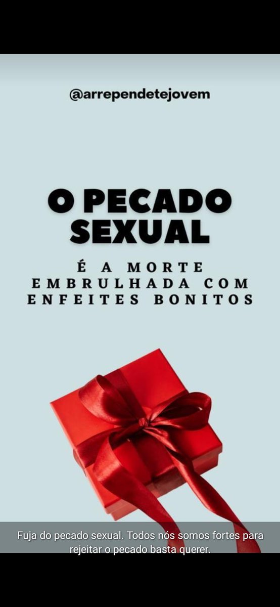 DeblimaSousa's tweet photo. O pecado sexual destrói com o templo do Espírito Santo.
Vamos nos arrepender, porque hoje o Senhor está nos dando essa oportunidade. https://t.co/7cjFH1Jo2X
