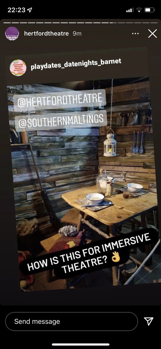 bjcannell's tweet photo. ✨❄️A great gala performance last night of our immersive show “Under The Frozen Moon”. A fabulous collaboration from @hertfordtheatre @southernmalting &amp; @HalfaString . None of this possible without our wonderful volunteers ❄️✨ https://t.co/LXPJoUaBgQ
