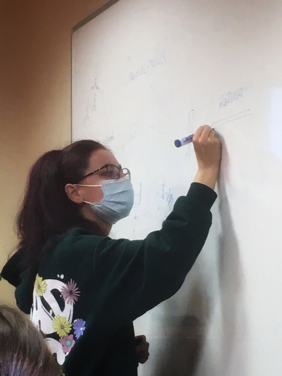 Oneandahalf_Lab's tweet photo. In this month's group meeting @INNOVA4TB #secondee Daria Smalchuk from Odessa National University (Ukraine) gave an overview of her work on #bacteriophages
#phage
#innova4tb @GTRecerca https://t.co/901EYwMP2B