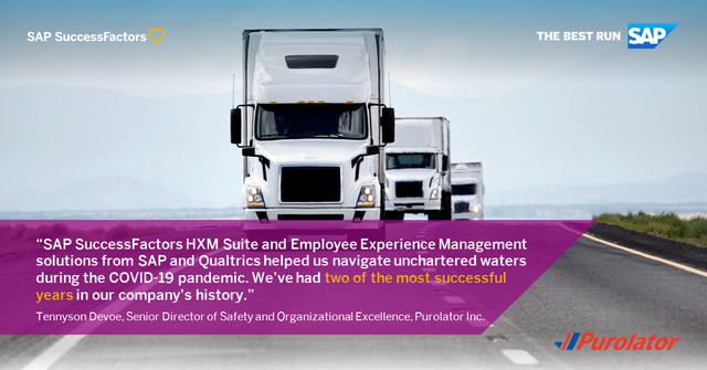 sassySAASmaster's tweet photo. When siloed HR solutions made it difficult for Purolator to gain the insight needed to make informed HR decisions, it invested in SAP solutions to unify HR processes and engage its workforce. Learn more about their story https://t.co/CBObyHSZVX https://t.co/qNzDQAHQVv