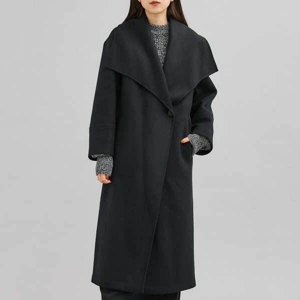 【3WAY】フリーダムコート / ショールカラーロングガウン　吉高由里子着用 楽天市場】【3WAY】フリーダムコート / ショールカラーロング