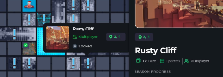 simgeumsun's tweet photo. @TheSandboxGame Rusty cliff at (3,-1) https://t.co/teZlJZ0S4W