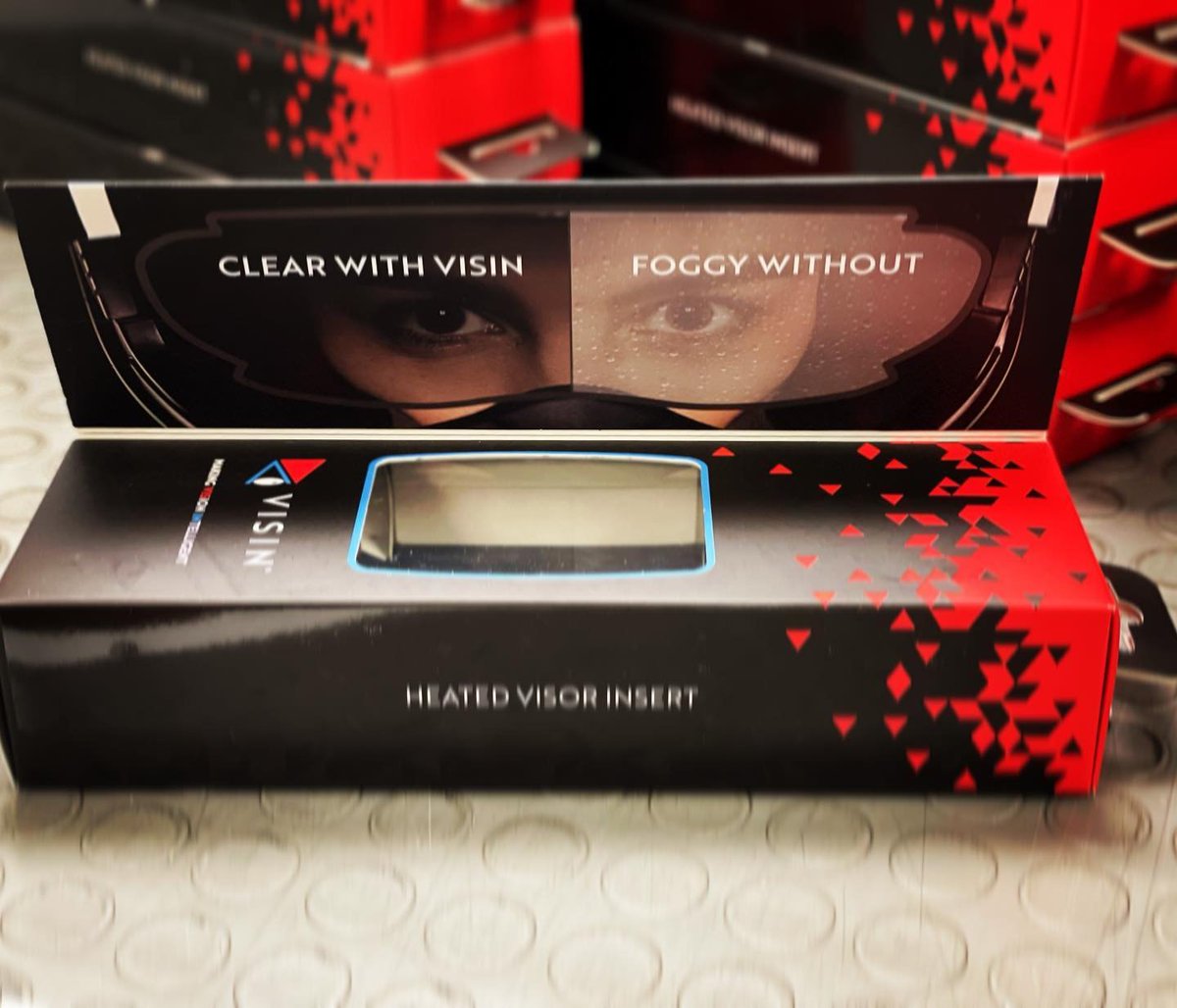 Diamondcoatings's tweet photo. Since @motorcyclelive we've been inundated with questions &amp; orders for our heated visor insert. All your questions &amp; orders can still be dealt with at our website - PLUS - We're continuing with our £20 DISCOUNT! 
GO THERE NOW!
https://t.co/Azly7Lj7rb 

#HeatedVisors #DeFog #VISIN https://t.co/RPLiOtHIAH