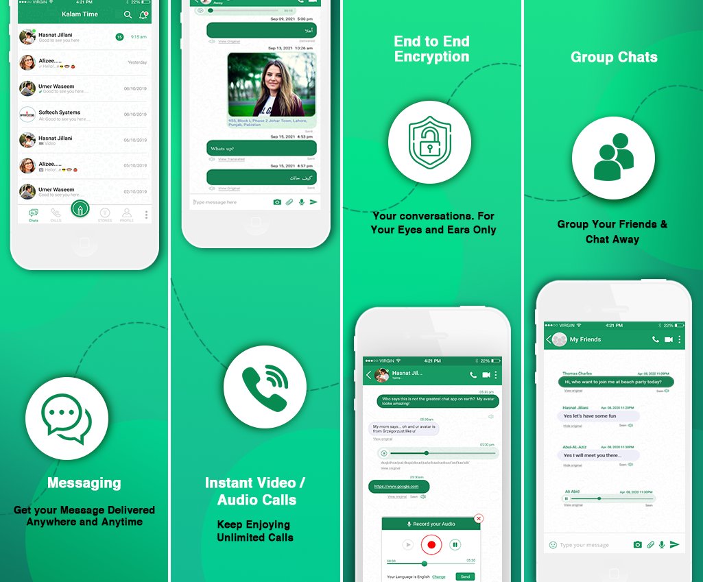 KalamTimeTweets's tweet photo. KalamTime Messaging, Instant Audio/Video Calls, End to End Encryption And Group Chats.

Download on Play Store: https://t.co/pqM1iPdcKk

Download on App Store: https://t.co/Zw9QOfUY6l 

#KalamTime #audiocalls #videocalls #groupchats https://t.co/wOG9lDADqF