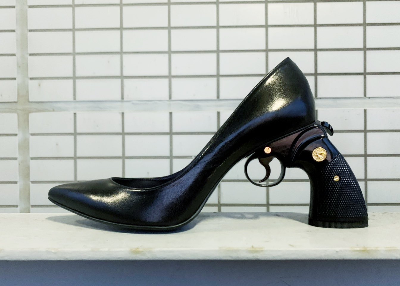 hazama ハザマ 20AW 正義を捧げ、貫く信念のヒールパンプス hazama 正義を捧げ、貫く信念のヒールパンプス