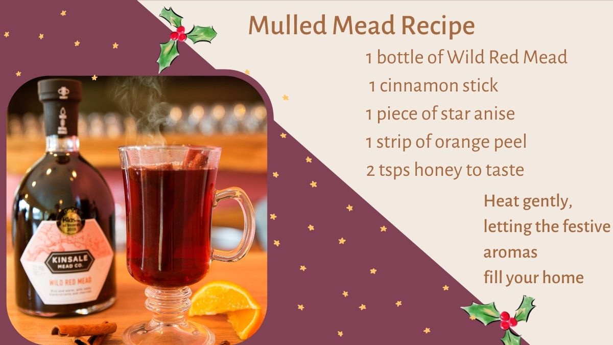 KinsaleMeadCo's tweet photo. Keep the festive feeling going with some mulled mead - it's Christmas in a cup! 🎄
Order online or pick up a bottle at your local stockist #ShopLocal
#Mead
#AskForMead
#Kinsale
#MulledMead
https://t.co/OpmbmYVs6F https://t.co/biDeLLeF4o